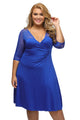 Royal Blue Plus Size Sugar and Spice Dress