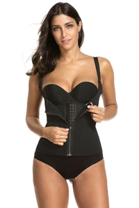 Black Neoprene Waist Training Corset