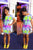 Green Pink and Blue Mini DressSA-BLL28026 Fashion Dresses and Mini Dresses by Sexy Affordable Clothing