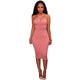 Anica Mauve Strappy Halter Neck Dress #Midi Dress #Pink SA-BLL36128-3 Fashion Dresses and Midi Dress by Sexy Affordable Clothing