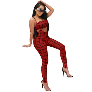 Printed Grid Two Pc Sets Rompers #Two Piece SA-BLL28151-5 Sexy Clubwear and Pant Sets by Sexy Affordable Clothing