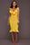 Frida Yellow Ruffle Ponti Midi DressSA-BLL36147-1 Fashion Dresses and Midi Dress by Sexy Affordable Clothing