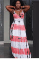Fashion Ink Printed Slim Maxi Dress  SA-BLL51221-2 Fashion Dresses and Maxi Dresses by Sexy Affordable Clothing
