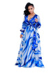 Ramona Wrap Dress Blue #Mini Dress