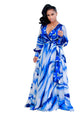 Ramona Wrap Dress Blue #Mini Dress SA-BLL51407 Fashion Dresses and Maxi Dresses by Sexy Affordable Clothing