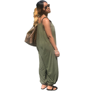 Wide Straps Lazy Jumpsuits #Sleeveless #Straps SA-BLL55593-3 Women's Clothes and Jumpsuits & Rompers by Sexy Affordable Clothing