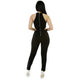 Sexy Black Sleeveless Cut-Out Beaded Jumpsuits #Sleeveless #Cut-Out SA-BLL55606 Women's Clothes and Jumpsuits & Rompers by Sexy Affordable Clothing
