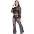 The Cassie Mesh 2-Piece Cover Ups #Black #Mesh #Two Piece