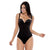 Plus Size Latex Thong Body Shaper with Full Back #Black SA-BLL42715 Sexy Lingerie and Corsets and Garters by Sexy Affordable Clothing