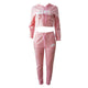 Classic Letters Printing Self-Cultivation Tracksuits #Two Piece SA-BLL27683-2 Sexy Clubwear and Pant Sets by Sexy Affordable Clothing