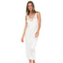 Summer Beach Brooklyn Midi Dress In White One Size #Knitting #Knit #Vest