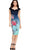 Gradient Flower Elegant Party Midi DressSA-BLL36114 Fashion Dresses and Midi Dress by Sexy Affordable Clothing