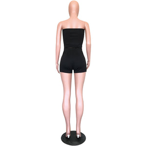 Strapless Top And Short Pant #Strapless SA-BLL282581 Sexy Clubwear and Pant Sets by Sexy Affordable Clothing