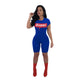 Super Capri Jumper #Jumpsuit #Blue #Super SA-BLL55426-3 Women's Clothes and Jumpsuits & Rompers by Sexy Affordable Clothing