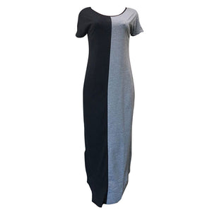 Positive And Negative Wear Stitching Split Arc Dress #Split SA-BLL51467 Fashion Dresses and Maxi Dresses by Sexy Affordable Clothing