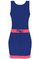 Sleeveless Stitching Bow Mini Dress  SA-BLL28203-2 Fashion Dresses and Mini Dresses by Sexy Affordable Clothing