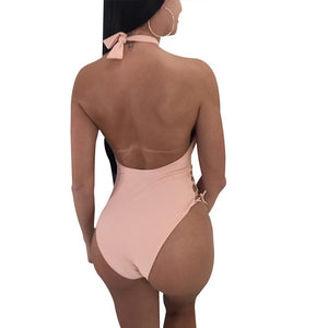 Diy Halter Neck Swimwear #One Piece SA-BLL3175-2 Sexy Lingerie and Teddys by Sexy Affordable Clothing