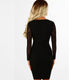 Beauty Within Black Lace Panel Lace Up Mini Dress #Bodycon Dress #Mini Dress #Black SA-BLL2165 Fashion Dresses and Mini Dresses by Sexy Affordable Clothing