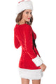 Mrs Santa Claus Dress Costume 2pcs
