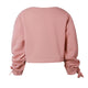 Women's Drop Shoulder Cuff Drawstring Bow Letter Print Pullover Crop Top #Pink #Top SA-BLL639-2 Women's Clothes and Blouses & Tops by Sexy Affordable Clothing