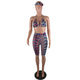 Print Bralette Capri 3 Piece Set #Printed SA-BLL282692 Sexy Clubwear and Pant Sets by Sexy Affordable Clothing