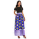 African Print Short Sleeve Blouse and Long Skirt #Short Sleeve #Two Piece #Print #Dashiki #African SA-BLL2432-7 Sexy Clubwear and Skirt Sets by Sexy Affordable Clothing