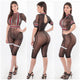 Sexy Black Mesh See Through Romper #Short Sleeve #Mesh SA-BLL8070 Women's Clothes and Jumpsuits & Rompers by Sexy Affordable Clothing