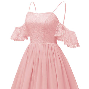Sweetheart Sling Lace Bridesmaids Dress #Lace #Spaghetti Strap #Bridesmaids SA-BLL36275-4 Fashion Dresses and Midi Dress by Sexy Affordable Clothing