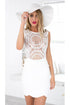 Sexy Women Lace Hollow Out Cocktail Dress