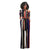 One Off Shoulder Print Colorful Striped Jumpsuit w/ Belt #One Shoulder #Striped SA-BLL55515-1 Women's Clothes and Jumpsuits & Rompers by Sexy Affordable Clothing