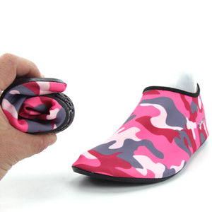 Camouflage Beach Swim Shoes #Pink #Beach Shoes #Swim Shoes SA-BLTY0813-1 Sexy Swimwear and Swim Shoes by Sexy Affordable Clothing
