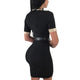 Short Sleeve Office Dress With Collared Neck #Black #Short Sleeve #Collared Neck SA-BLL282512-1 Fashion Dresses and Mini Dresses by Sexy Affordable Clothing