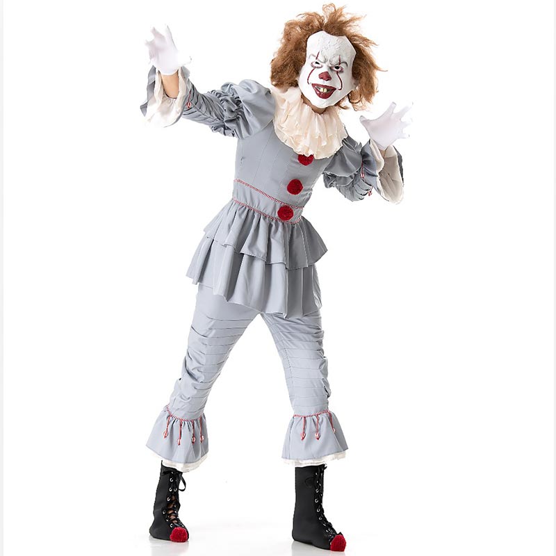 Men's Scary Clown Halloween Adult Cosplay Costume #Clown #Cosplay ...