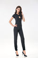 Hottie Little Black Cut-out Short Sleeves Tops and Pants #Black #Short Sleeve #Two Piece SA-BLL1410 Sexy Clubwear and Pant Sets by Sexy Affordable Clothing