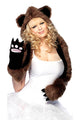 Bear Hood With Paws  SA-BLTY919 Accessories and Hoods by Sexy Affordable Clothing