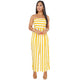 Mabel Mustard Striped Strapless Jumpsuit #Jumpsuit #Stripe #Strapless SA-BLL55454-1 Women's Clothes and Jumpsuits & Rompers by Sexy Affordable Clothing