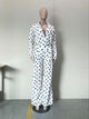 Casual Polka Dot Jacket and Wide Leg Trousers #Wide Leg #Polka Dot SA-BLL2712 Sexy Clubwear and Pant Sets by Sexy Affordable Clothing