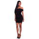 Lauper Black Ruched Mini Dress #Black SA-BLL28232-2 Fashion Dresses and Mini Dresses by Sexy Affordable Clothing