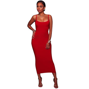 Annabeth Red Essential Body-Con Midi Dress #Midi Dress #Red SA-BLL36064-3 Fashion Dresses and Midi Dress by Sexy Affordable Clothing