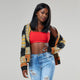 Dashiki Bomber Jacket #Black #Top SA-BLL603-4 Women's Clothes and Blouses & Tops by Sexy Affordable Clothing