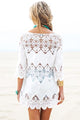 Bohemian Crochet Beach Tunic  SA-BLL38266 Sexy Swimwear and Cover-Ups & Beach Dresses by Sexy Affordable Clothing