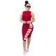 Sleeveless Print Bodycon Dress With Back Hole #Red #Sleeveless #Print SA-BLL36167-3 Fashion Dresses and Midi Dress by Sexy Affordable Clothing