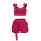 Sexy Straps Crop Top and Shorts #Crop Top #Straps SA-BLL282677-1 Sexy Clubwear and Pant Sets by Sexy Affordable Clothing