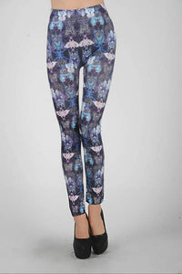 Butterfly flower legging  SA-BLL9587 Leg Wear and Stockings and Thin Leggings by Sexy Affordable Clothing