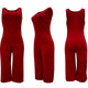 Open Back Solid Color Sleeveless Pocket Jumpsuits #Sleeveless #Pocket SA-BLL55562-1 Women's Clothes and Jumpsuits & Rompers by Sexy Affordable Clothing