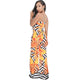Holiday Leaf Printed Straps Jumpsuits #Printed #Straps SA-BLL55528-2 Women's Clothes and Jumpsuits & Rompers by Sexy Affordable Clothing