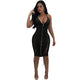 PU Indira Lace Up Zipper Midi Dresses #Zipper #Leather #Strap #Pu SA-BLL36212-1 Fashion Dresses and Midi Dress by Sexy Affordable Clothing