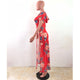 Forever Blooming Maxi Top #Short Sleeve #Floral #Hoodie SA-BLL51272-1 Sexy Lingerie and Gowns & Long Dresses by Sexy Affordable Clothing