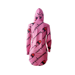 Digital Printed Hoodie Dress #Hooded SA-BLL282423-6 Fashion Dresses and Mini Dresses by Sexy Affordable Clothing