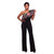 Felicia Black One Shoulder Ruffle Jumpsuit #Jumpsuit #Black SA-BLL55352-3 Women's Clothes and Jumpsuits & Rompers by Sexy Affordable Clothing